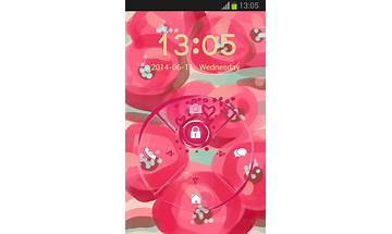 GO Locker Theme Flowers Pink for Android - Download the APK from Habererciyes